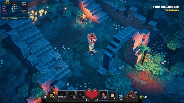 Minecraft Dungeons running on Linux (with the Steam release) - Proton GE смотреть онлайн