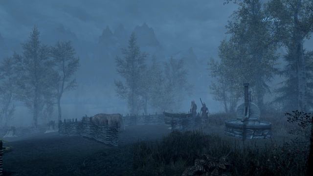 The Elder Scrolls V: Skyrim - ASMR Edition (wind, farm animals, birds, footsteps) смотреть онлайн