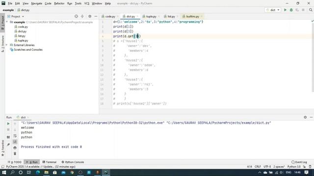 EP-7||DICTIONARY IN PYTHON||PYTHON SERIES смотреть онлайн
