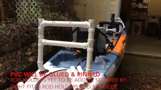 DIY Kayak Fishing - Milk Crate and PVC Yak Rack Teaser смотреть онлайн