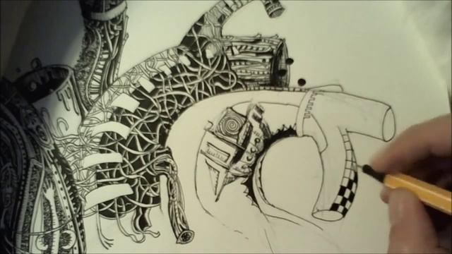 Carpe Diem - Heart - Time Lapse Drawing