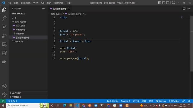 #25 - type juggling | php course | learn php in arabic смотреть онлайн