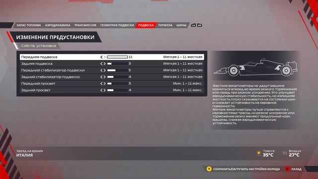 F1 22 Настройка болида - TUTORIAL. смотреть онлайн