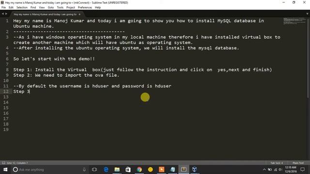 MYSQL Installation in Ubuntu machine смотреть онлайн