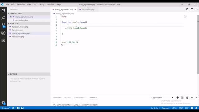 Php Programming (Recursive Function & Working WIth Unlimited Argument) Tutorial Bangla смотреть онлайн