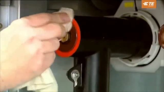 Установка экранированного адаптера типа RSTI TE Connectivity Raychem