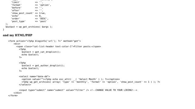 Wordpress: Wordpress post filter menu смотреть онлайн