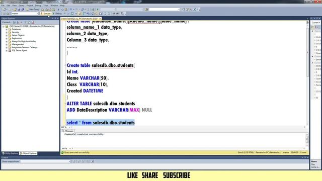 VARCHAR(MAX) Data Type in SQL | SQL Data Type | SQL Tutorial Part 4 - in Hindi смотреть онлайн