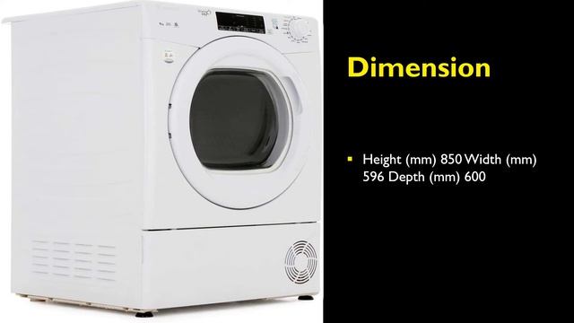 Candy GSVC9TG 9kg Freestanding Condenser Tumble Dryer. смотреть онлайн