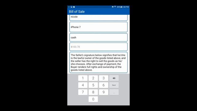 InTake Pro How To Series: Video 7, Bill of Sale Form Button by CellBotics смотреть онлайн
