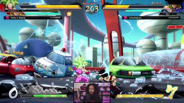 This Kefla is CRAZY! Dragon Ball FighterZ Gameplay смотреть онлайн