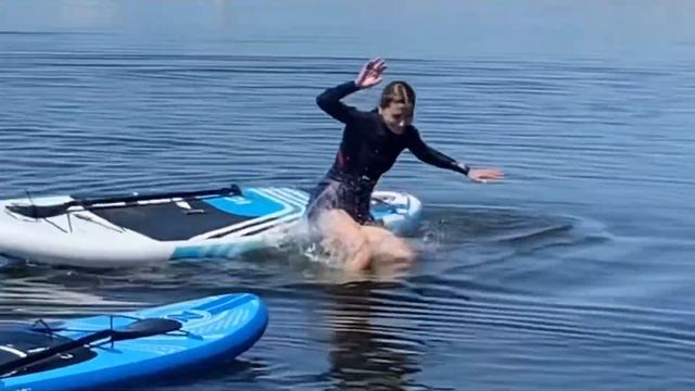 Йога на сапах в Генгорке: ассаны и приколы, ведёт инструктора кайт-центра Full Power (Арабаткаклаб) смотреть онлайн