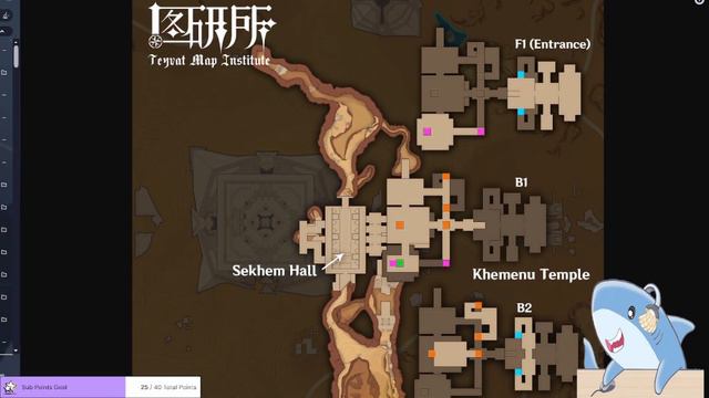 Sumeru Desert Underground Map Timestamps смотреть онлайн