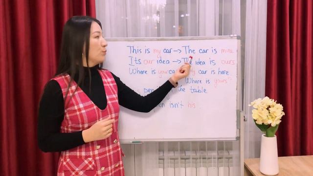Possessive Pronouns қазақша. Possessive Pronouns мысал.