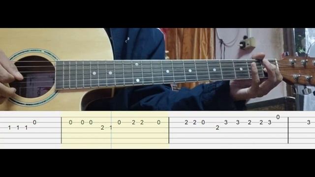 Mitski - My Love Mine All Mine (Easy Guitar Tutorial Tabs) смотреть онлайн