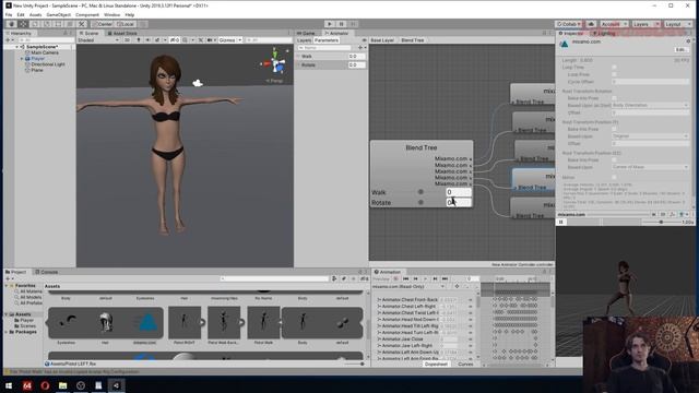 Уроки по Unity #18 Анимация персонажа в Unity3D смотреть онлайн