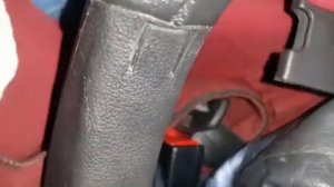 VW POLO Седан, снятие кожуха ручника