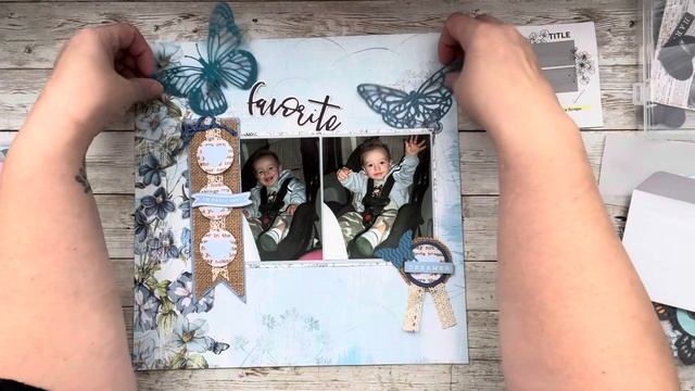 #30dscbl12 | 49 and Market Spectrum Gardenia | Scrapbooking Layout FAVORITE смотреть онлайн