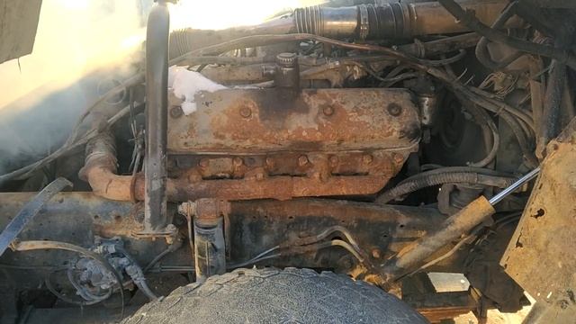 запуск МАЗ 5516 после простоя 11 месяцев. МАЗ в продаже. смотреть онлайн