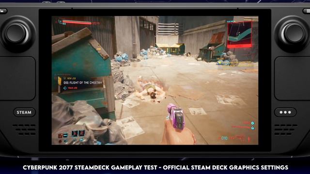 Cyberpunk 2077 Steam Deck Gameplay Test (Official Graphics Settings) смотреть онлайн