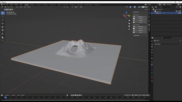 How to make a simple cave part 1 | Blender 3.3 смотреть онлайн
