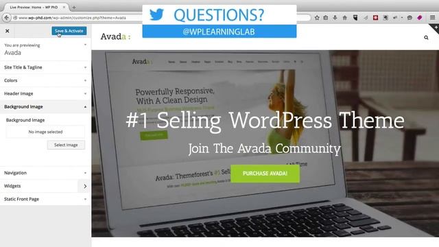 WordPress Theme Live Preview | WP Learning Lab смотреть онлайн