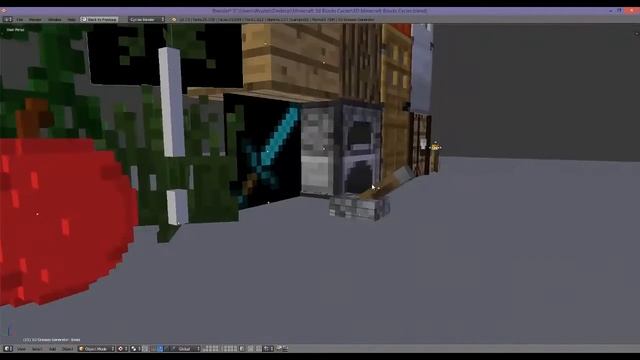 3D Minecraft Items+Blocks Pack! V.1 смотреть онлайн