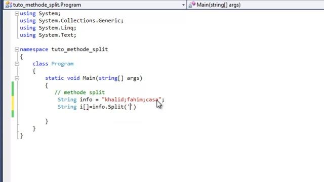 methode split in c# смотреть онлайн