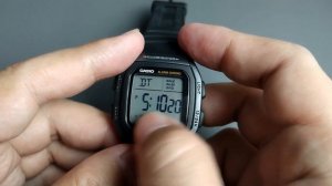 How To Set CASIO W96H Time, Date, Dual Time, Alarm and Signal ( W96, W-96H )