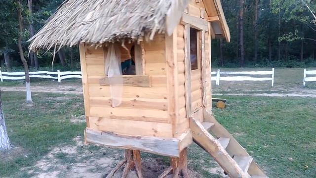 РЕАЛЬНАЯ ИЗБУШКА НА КУРЬИХ НОЖКАХ И ЗМЕЯ.Влог.ПОДЕЛКИ СВОИМИ РУКАМИ.ПРОГУЛКА В ЛЕСУ.БЕБИ БОН. смотреть онлайн