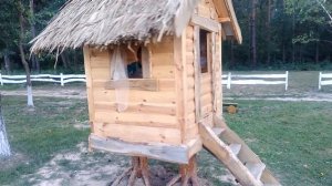 РЕАЛЬНАЯ ИЗБУШКА НА КУРЬИХ НОЖКАХ И ЗМЕЯ.Влог.ПОДЕЛКИ СВОИМИ РУКАМИ.ПРОГУЛКА В ЛЕСУ.БЕБИ БОН.