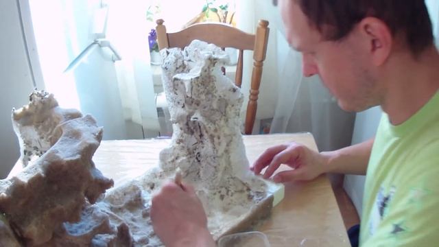 3D декорация для аквариума Искусственный камень ч 2 смотреть онлайн