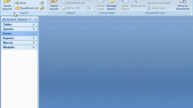 Access 2007 Tutorial Importing External Data Microsoft Training Lesson 19.1 смотреть онлайн