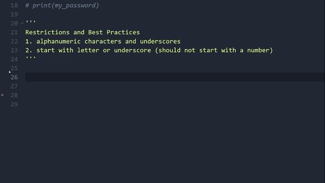 Python Basics - Variables and Assignment смотреть онлайн