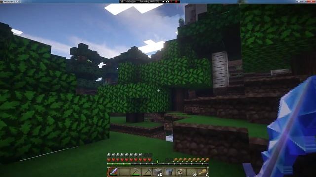Minecraft with 128x Resource Pack & SEUS Shader mod смотреть онлайн