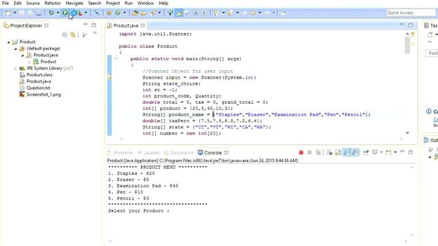 Download Product JAVA смотреть онлайн