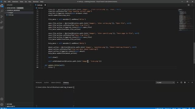 ПИШЕМ СВОЙ БРАУЗЕР НА PYTHON С PYQT5 смотреть онлайн