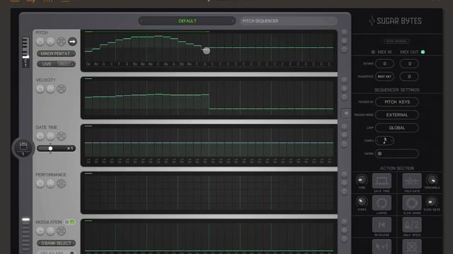 Sugar Bytes Thesys Midi Step Sequencer - Tutorial Part 4: Pattern Sequencer and keyboard controls смотреть онлайн
