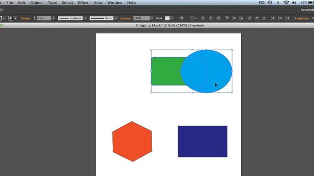 Adobe Illustrator CS6 Tutorial - How To Make A Clipping Mask смотреть онлайн