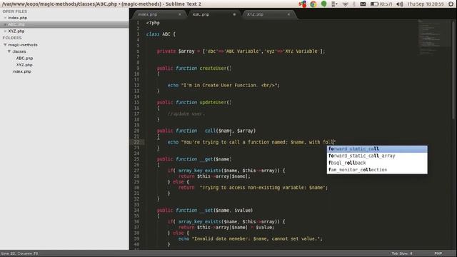 7 PHP Magic Methods __call смотреть онлайн