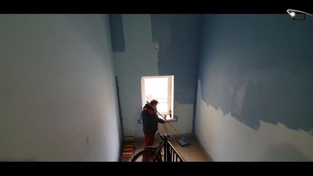 Покраска стен в подъезде! смотреть онлайн