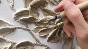 Барельеф для начинающих Обработка Процесс /художник Наталья Боброва