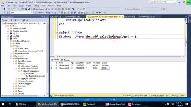 SQL căn bản - Bài 42: SQL Function смотреть онлайн
