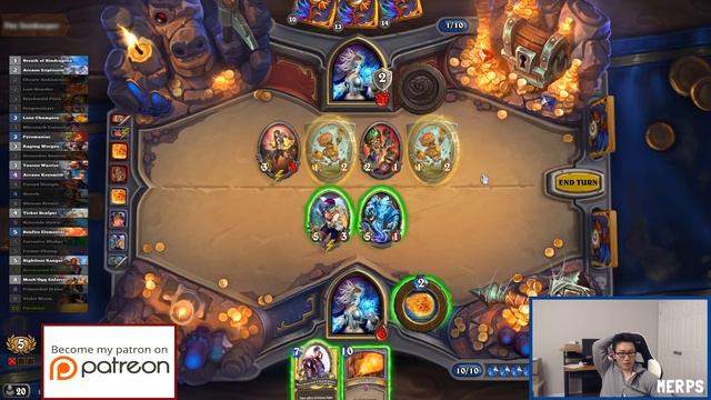 Hearthstone Arena | 12-Win Mage: Fiery Finish (Rastakhan #21) смотреть онлайн