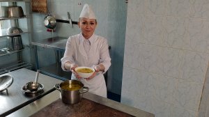 Как приготовить Кашу Дружба и Суп с курой в школьной столовой