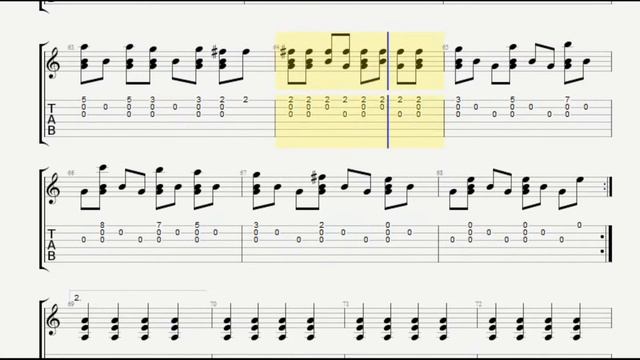 System Of A Down Aerials Acoustic Guitar Tab