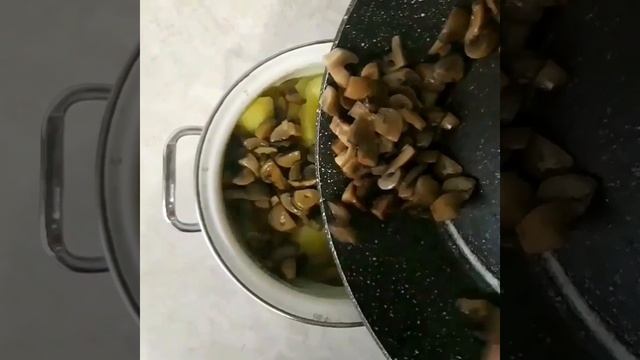 Грибной крем-суп