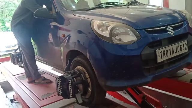 maruti suzuki alto-800 wheel alignment 3d alignment смотреть онлайн