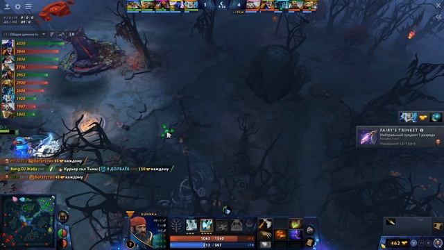 Дота 2 как фармить лес Кунка Патч 7.32 в игре с батькой лд смотреть онлайн