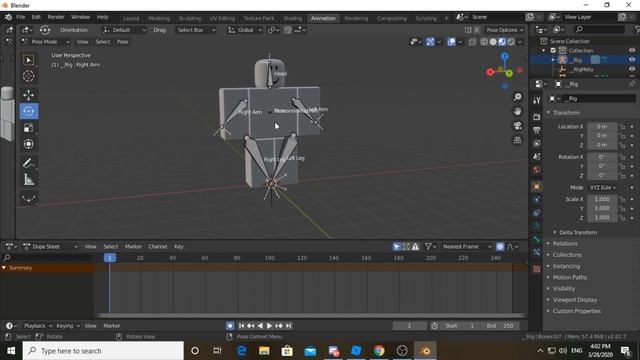Roblox Animations In Blender | TUTORIAL (2.80) смотреть онлайн